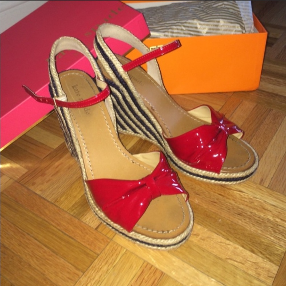 Kate Spade Candice espadrilles w original box